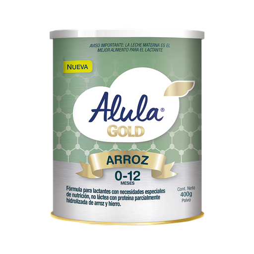 [69786] LECHE ALULA GOLD ARROZ 0-12Mx400GR 