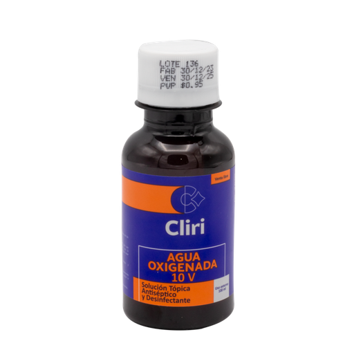 [69846] AGUA OXIGENADA CLIRI 10VOL  SOL-TOPx100ML