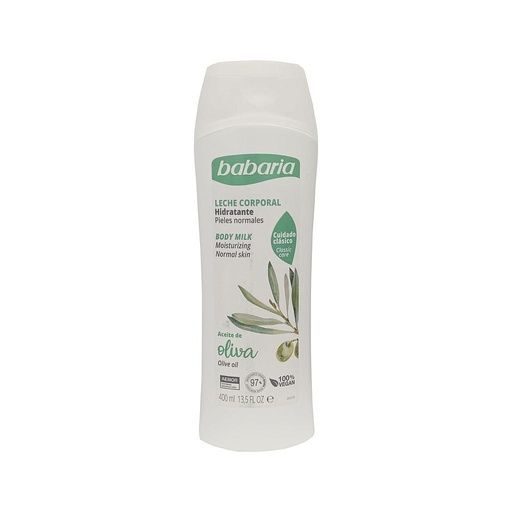 [70037] CREMA BABARIA ACEITE OLIVA CORPx400ML 