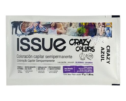 [70039] COLORACION CAP ISSUE CRAZY AZUL SACHx47GR 