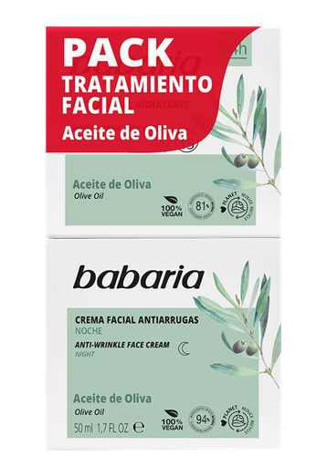 [70044] CREMA BABARIA HIDRAT-DIA + A-ARRUGAS NOCHEx50ML 