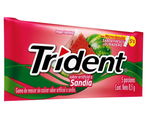 [70247] CHICLE TRIDENT SANDIAx8.5GRx18 