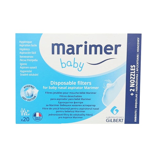 [70577] FILTRO NASAL MARIMER BABYx20+2BOQ 