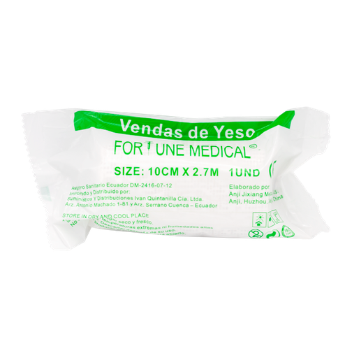 [70588] VENDA YESO FORTUNE MEDICAL 10CM 
