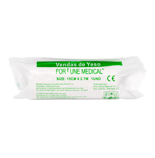 [70589] VENDA YESO FORTUNE MEDICAL 15CM 