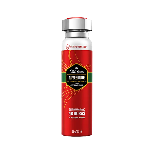 [70651] DESOD OLD SPICE ADVENTURE 3X ACTIVE DEFEN-AERx150ML 