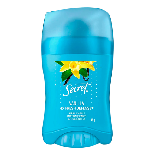 [70654] DESOD SECRET 5X FRESH DEFENSE VANILLA  INV BARRx45GR 