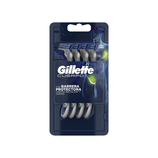 [70701] AFEIT GILLETTE PRESTOB CUERPO B-PROTECTORA BLISTx4 