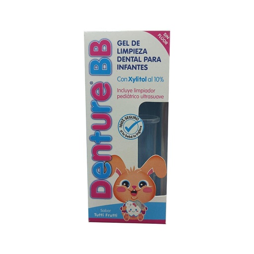 [70952] PASTA DENTURE BB T-FRUTTI GELx30GR+LIMP- PEDIA 