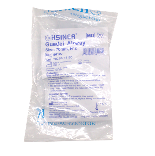 [71007] CANULA HSINER GUEDEL #2 (70MM) 