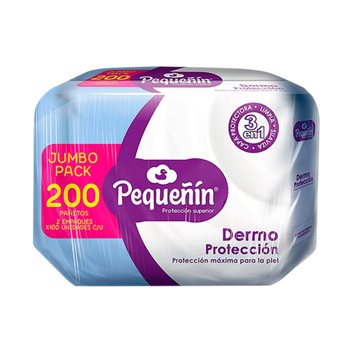 [71131] TOALLITA HUM PEQUEÑIN D-PROTECCION JUMBO PACKx200 