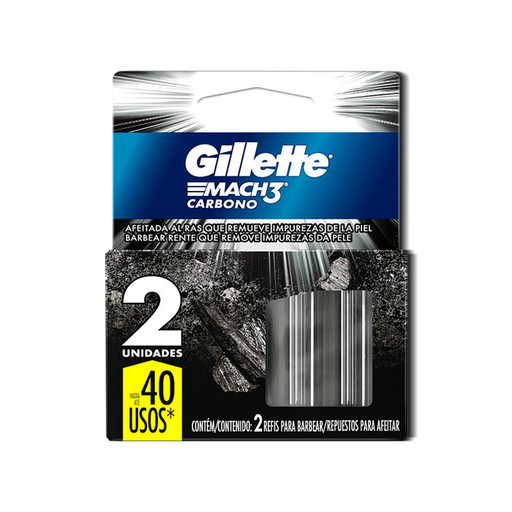 [71585] REPUESTO GILLETTE MACH3 CARBx2 