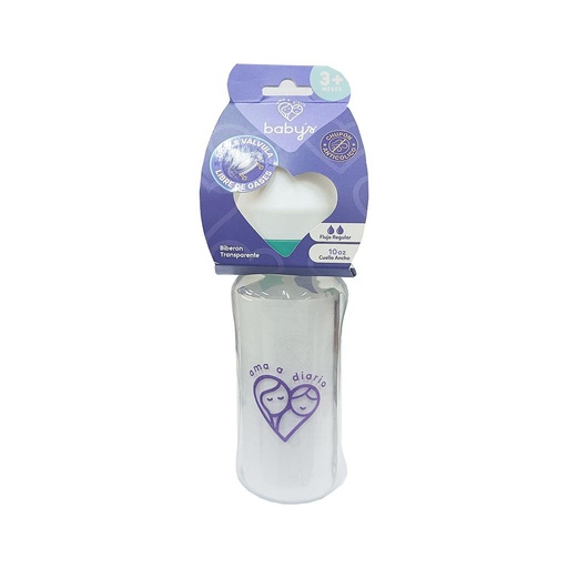 [71590] BIBERON BABYS TRANSPARENTE A-COLIC 3+Mx10ONZ 