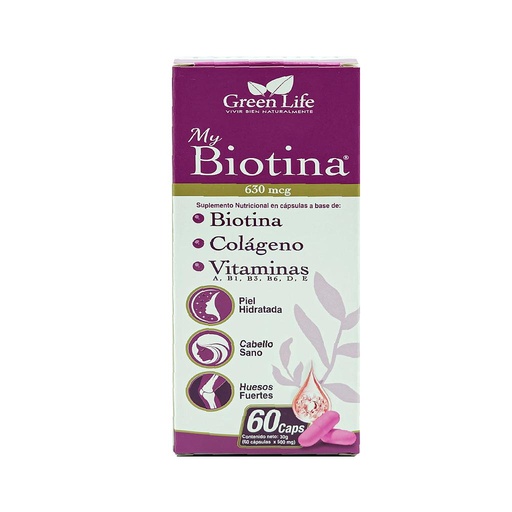 [72330] BIOTINA GREEN LIFE CAPx500MGx60 