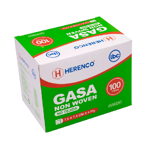 [72388] GASA QUIRURGICA HERENCO 7.5x7.5x100 