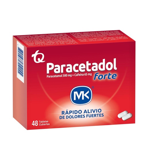 [72419] PARACETADOL FORTE  TAB-RECx500/65MGx48