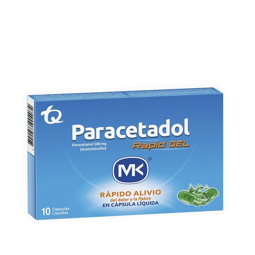 [72421] PARACETADOL RAPIDGEL  CAP-LIQx500MGx10