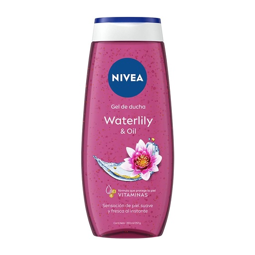 [72441] GEL NIVEA DUCHA WATERLILY & OILx250ML 