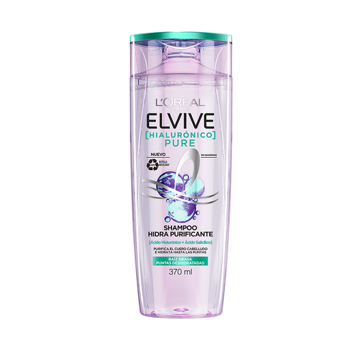 [72447] SHAMP ELVIVE PURE HIALURONICOx370ML 
