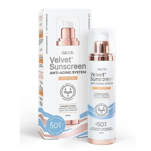 [72505] PROT-SOLAR BASSA VELVET SUN ANTI-AGING SPF50 COLORx50ML 