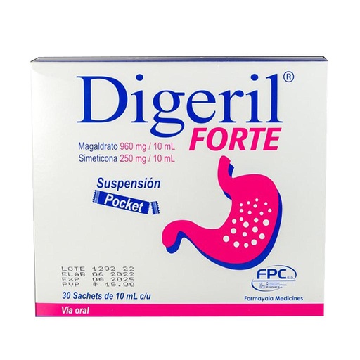 [72560] DIGERIL FORTE POCKET  SUS-ORALx960/250MG/10MLx30
