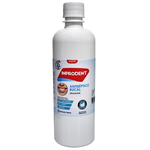 [72940] ENJUA-BUCAL INPRODENT MENTA  SOL-ENJ-BUCx20%x500ML