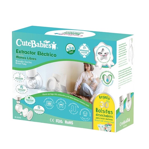[72956] EXTRACTOR LECHE ELECTRICO CUTEBABIES 