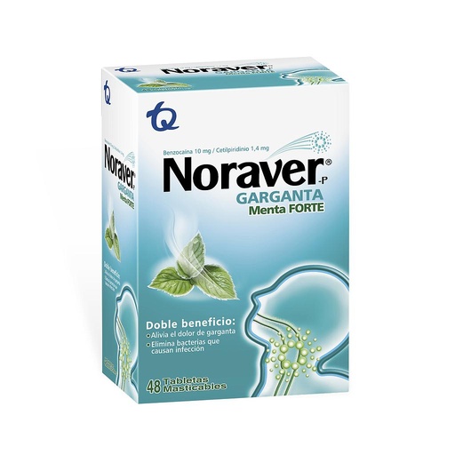 [72980] NORAVER-P MENTA FORTE  TAB-MASTx1.4/10MGx48