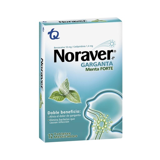 [72982] NORAVER-P MENTA FORTE  TAB-MASTx1.4/10MGx12