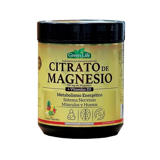 [73004] CITRATO MAGNESIO GREEN LIFE POL-SOL-ORALx400GR 