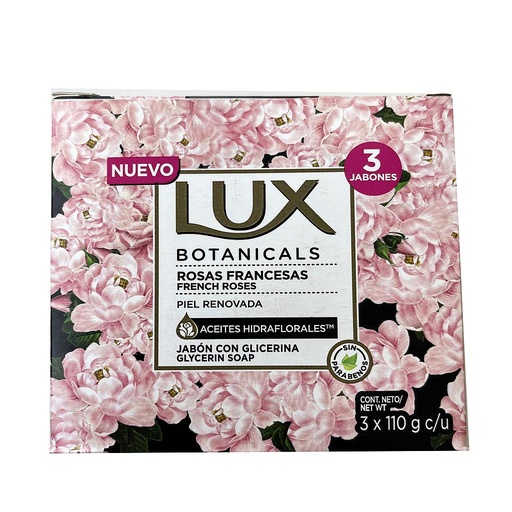 [73056] JABON LUX ROSAS FRANCESAS BARRAx110GRx3 