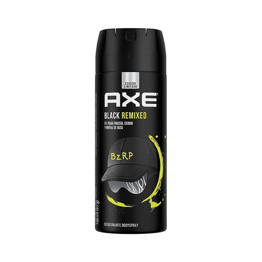 [73062] DESOD AXE BLACK REMIXED BZRP BODYSPRAY AERx150ML 
