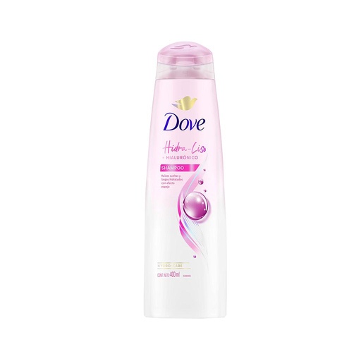 [73065] SHAMP DOVE HIDRA LISO+ HIALURx400ML 