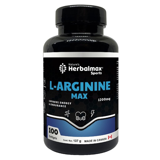[73125] L-ARGININA HERBALMAX CAP-BLANx1200MGx100 