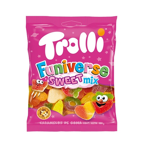 [73197] GOMITAS TROLLI FUNIVERSE SWSEET MIXx100GR 