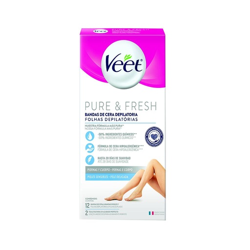 [73213] BANDA-DEPIL VEET P-SENSIBLE PIERNAS-CUERPOx12 