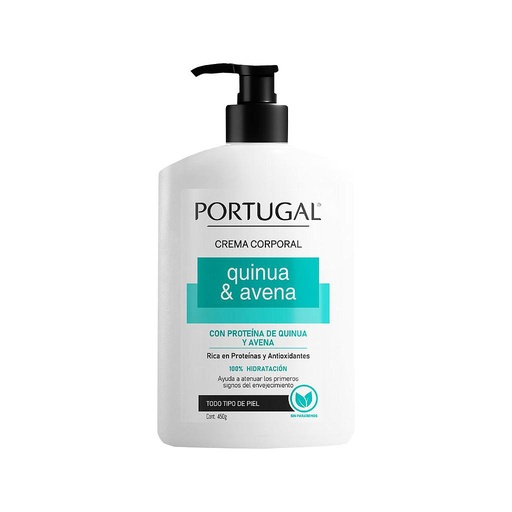 [73296] CREMA PORTUGAL QUINUA&AVENA CORPx450GR 