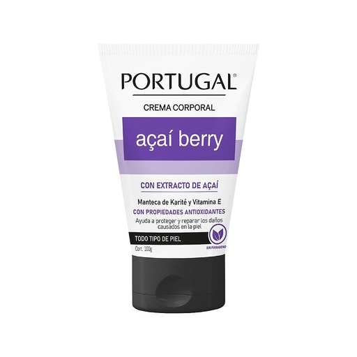 [73303] CREMA PORTUGAL ACAI BERRY CORPx100GR 