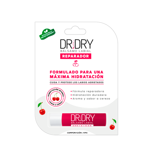 [74124] BALSAMO LABIOS DR DRY REPARADOR CEREZAx4.8GR 