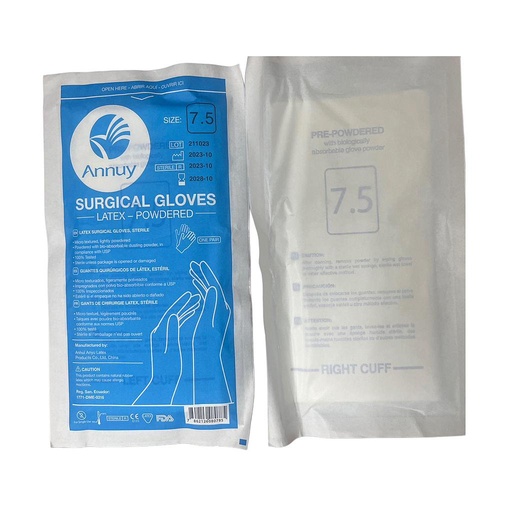 [74535] GUANTE QUIR ANNUY LATEX #7.5 1PAR 