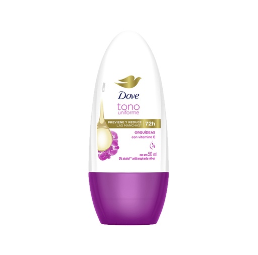 [74712] DESOD DOVE TONO UNIFORME ORQUIDEA ROLLONx50ML 