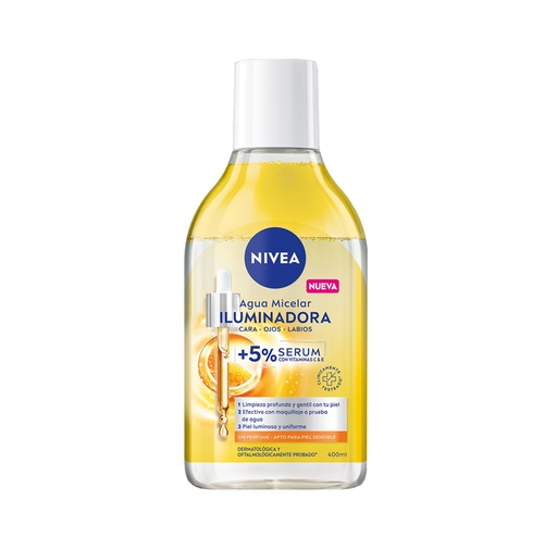 [75147] DESMAQ NIVEA AGUA MICELLAIR SKIN ILUMINx400ML 
