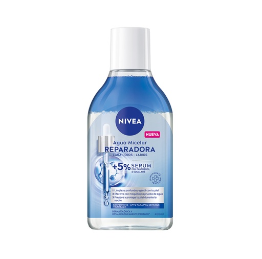 [75150] DESMAQ NIVEA AGUA MICELLAIR SKIN REPARADx400ML 