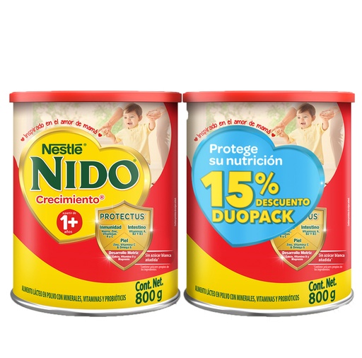 [75355] LECHE NIDO CREC ET-1 LATAx800GR PACKx2 15% DCTO 