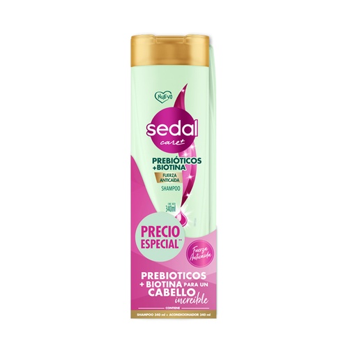 [75390] SHAMP SEDAL PREB-BIO+ACONx340ML 