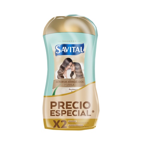 [75399] SHAMP SAVITAL AMINO-SABILAx510ML+ACONDx490ML 
