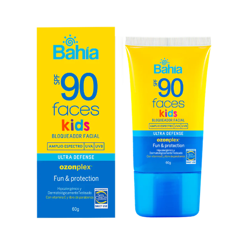 [75446] BLOQ-SOLAR BAHIA FACES KIDS U-DEFEN SPF90 FACx60GR 
