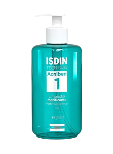 [75460] GEL ACNIBEN ISDIN OILY SKIN LIMP-MATIFICANTEx400ML 