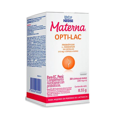 [75462] OPTI-LAC MATERNA NESTLE CAPx285MGx30 