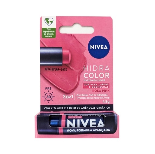 [75530] PROT-LABIAL NIVEA HIDRA COLOR PINKx4.8GR 